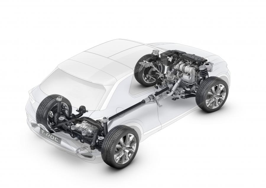 Схема Volkswagen T-ROC Concept 2014 года  (фото 17 из 28)